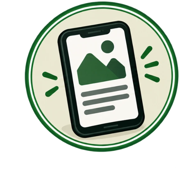 Text a photo step for scheduling junk removal in Scottsdale and Paradise Valley